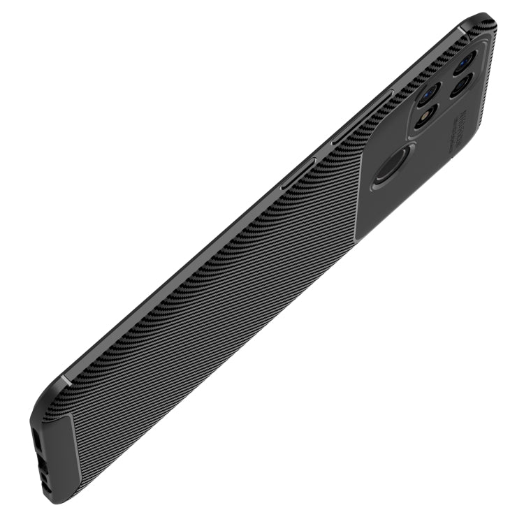 For OPPO A15 Carbon Fiber Texture Shockproof TPU Case