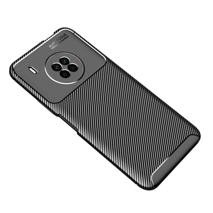 For Huawei Y9a Carbon Fiber Texture Shockproof TPU Case