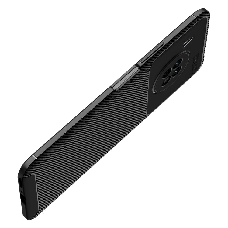 For Huawei Y9a Carbon Fiber Texture Shockproof TPU Case