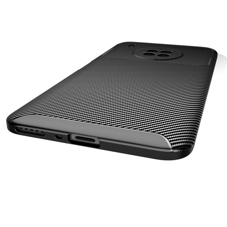 For Huawei Y9a Carbon Fiber Texture Shockproof TPU Case