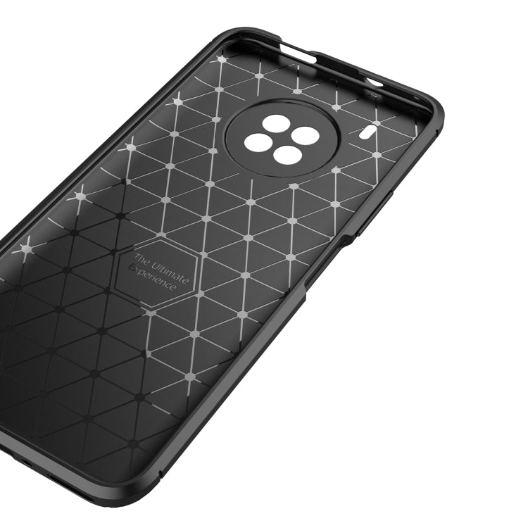 For Huawei Y9a Carbon Fiber Texture Shockproof TPU Case