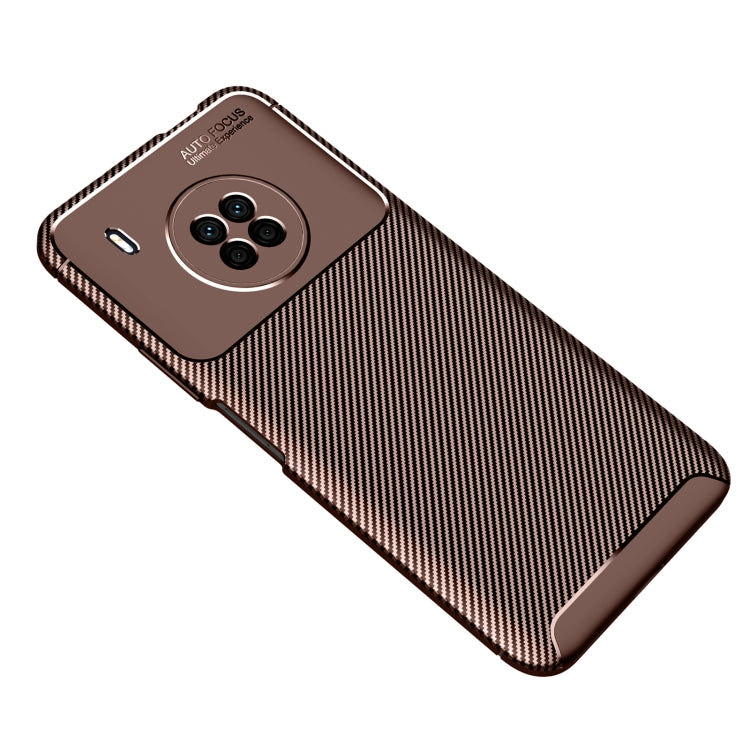 For Huawei Y9a Carbon Fiber Texture Shockproof TPU Case