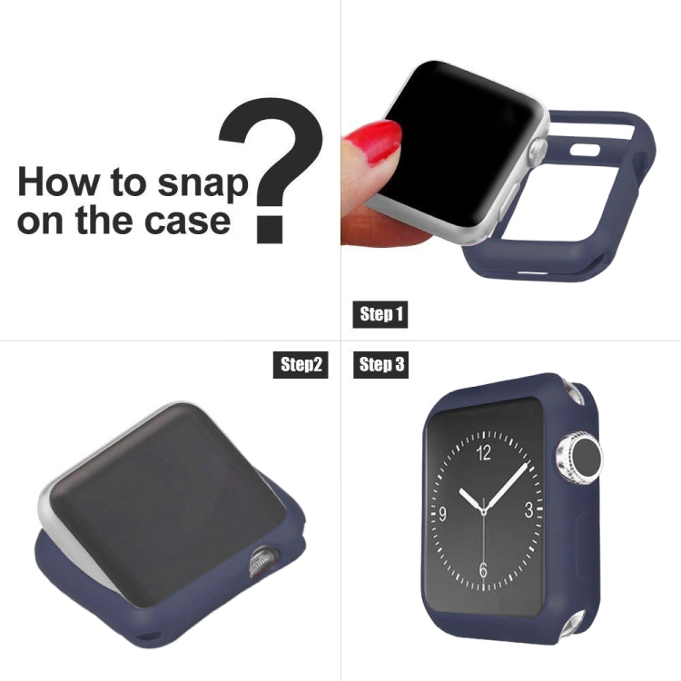 Frosted Protective Case For Apple Watch Series 3 & 2 & 1 38mm