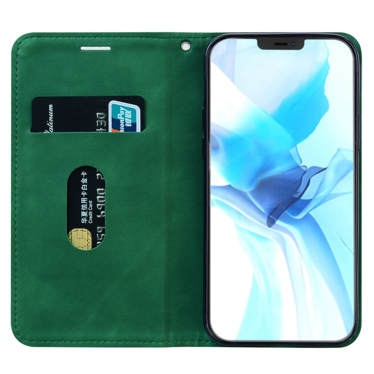 For iPhone 12 / 12 Pro Frosted Business Magnetic Horizontal Flip PU Leather Case with Holder & Card Slot & Lanyard