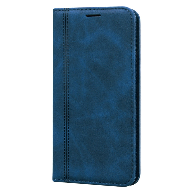 For Huawei P Smart (2020) Frosted Business Magnetic Horizontal Flip PU Leather Case with Holder & Card Slot & Lanyard
