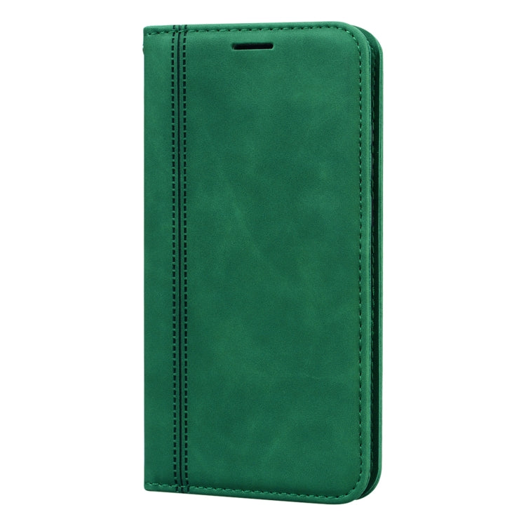 For Huawei P Smart (2020) Frosted Business Magnetic Horizontal Flip PU Leather Case with Holder & Card Slot & Lanyard