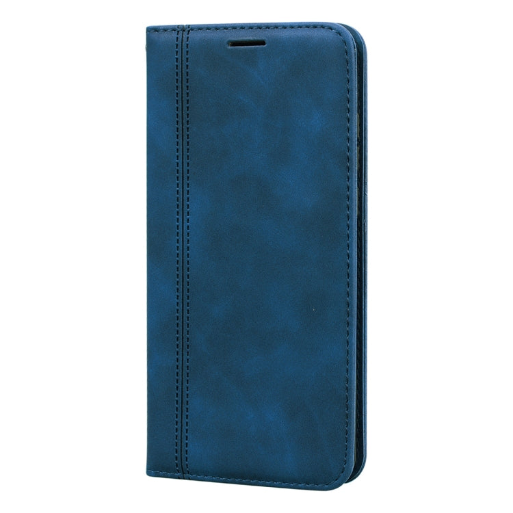 For Huawei Y6p (2020) Frosted Business Magnetic Horizontal Flip PU Leather Case with Holder & Card Slot & Lanyard