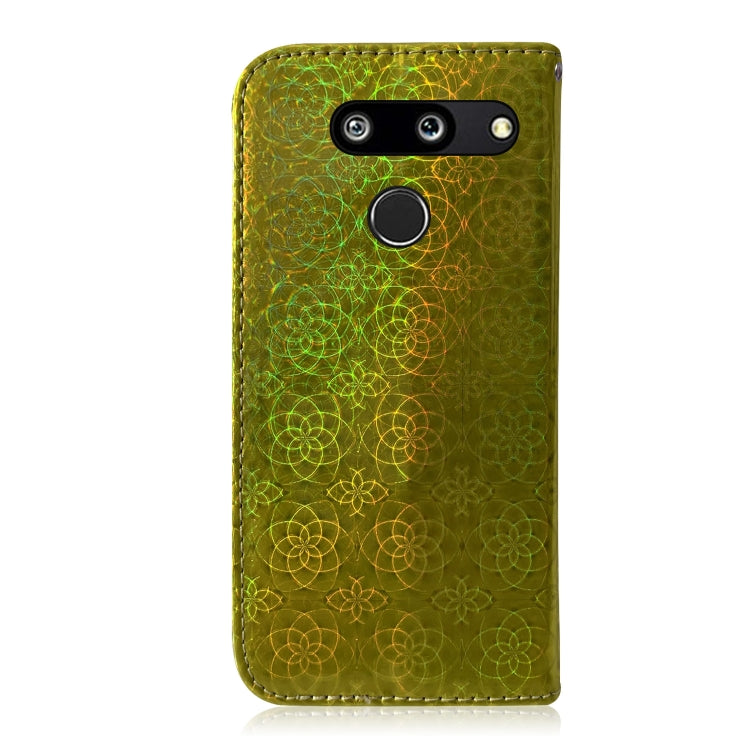 For LG G8 ThinQ Solid Color Colorful Magnetic Buckle Horizontal Flip PU Leather Case with Holder & Card Slots & Wallet & Lanyard