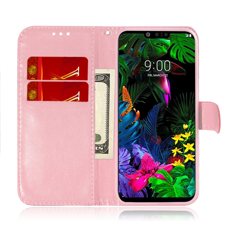 For LG G8 ThinQ Solid Color Colorful Magnetic Buckle Horizontal Flip PU Leather Case with Holder & Card Slots & Wallet & Lanyard