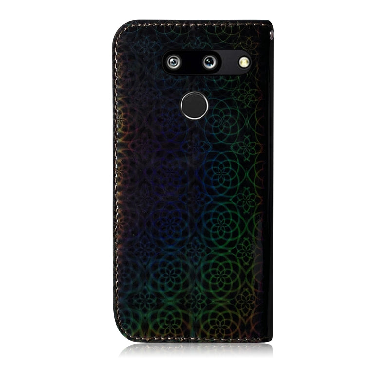 For LG G8 ThinQ Solid Color Colorful Magnetic Buckle Horizontal Flip PU Leather Case with Holder & Card Slots & Wallet & Lanyard