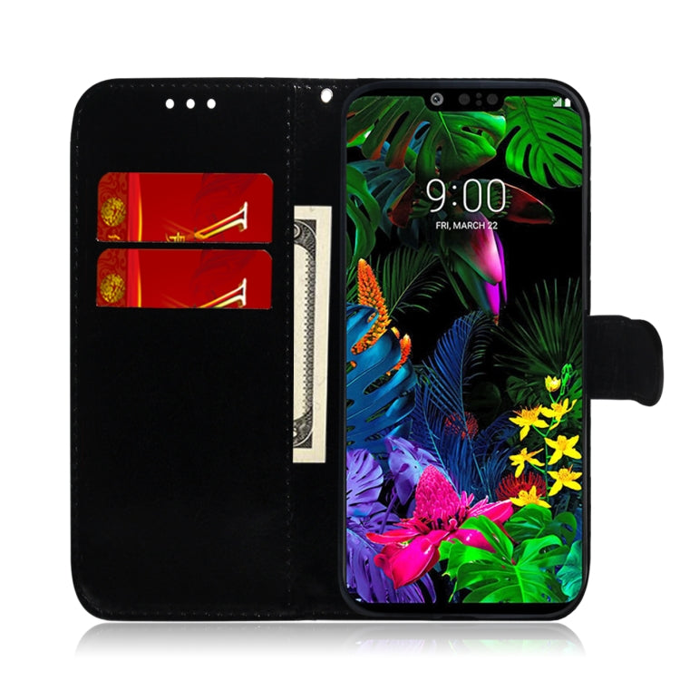 For LG G8 ThinQ Solid Color Colorful Magnetic Buckle Horizontal Flip PU Leather Case with Holder & Card Slots & Wallet & Lanyard