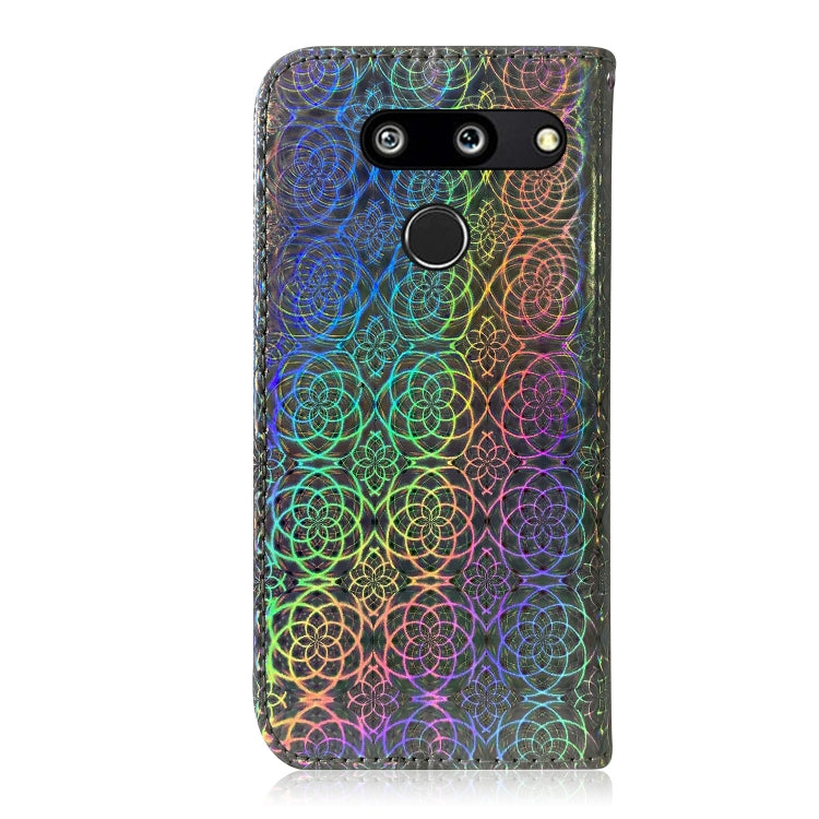 For LG G8 ThinQ Solid Color Colorful Magnetic Buckle Horizontal Flip PU Leather Case with Holder & Card Slots & Wallet & Lanyard