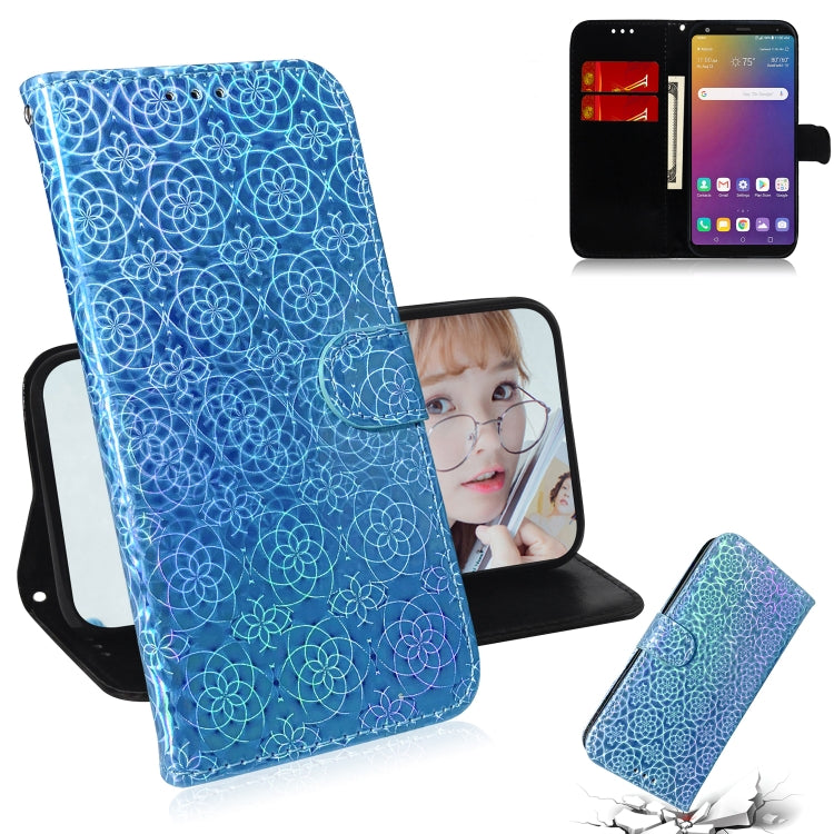 For LG Stylo 5 Solid Color Colorful Magnetic Buckle Horizontal Flip PU Leather Case with Holder & Card Slots & Wallet & Lanyard