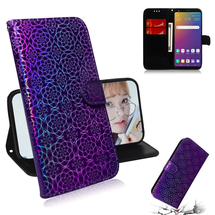 For LG Stylo 5 Solid Color Colorful Magnetic Buckle Horizontal Flip PU Leather Case with Holder & Card Slots & Wallet & Lanyard