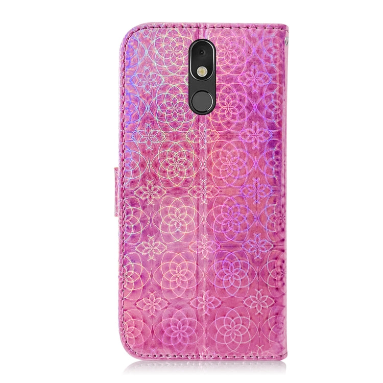 For LG Stylo 5 Solid Color Colorful Magnetic Buckle Horizontal Flip PU Leather Case with Holder & Card Slots & Wallet & Lanyard