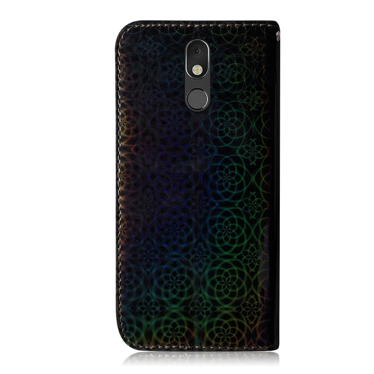 For LG Stylo 5 Solid Color Colorful Magnetic Buckle Horizontal Flip PU Leather Case with Holder & Card Slots & Wallet & Lanyard