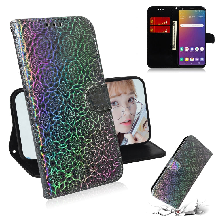 For LG Stylo 5 Solid Color Colorful Magnetic Buckle Horizontal Flip PU Leather Case with Holder & Card Slots & Wallet & Lanyard