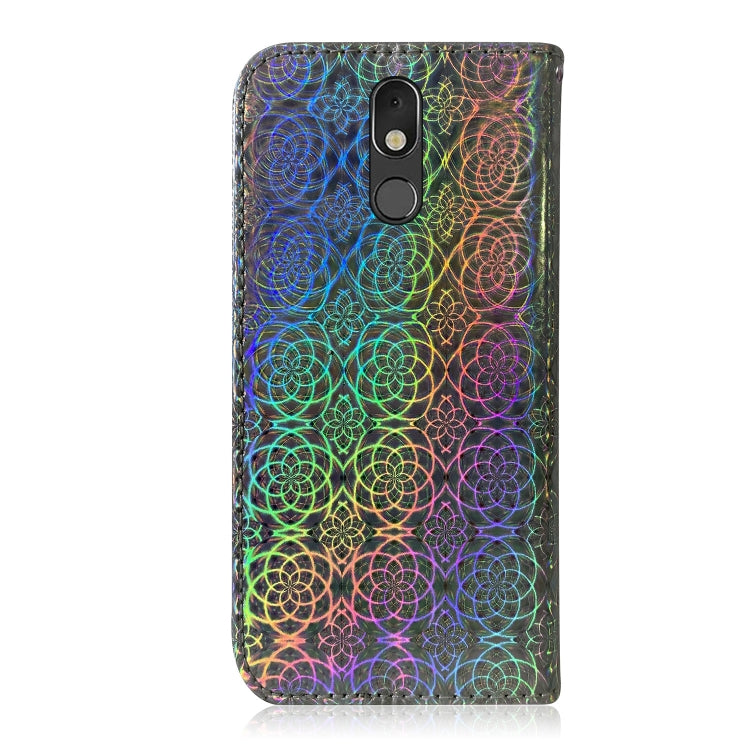 For LG Stylo 5 Solid Color Colorful Magnetic Buckle Horizontal Flip PU Leather Case with Holder & Card Slots & Wallet & Lanyard