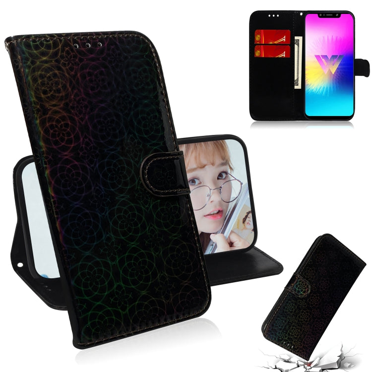 For LG W10 Solid Color Colorful Magnetic Buckle Horizontal Flip PU Leather Case with Holder & Card Slots & Wallet & Lanyard