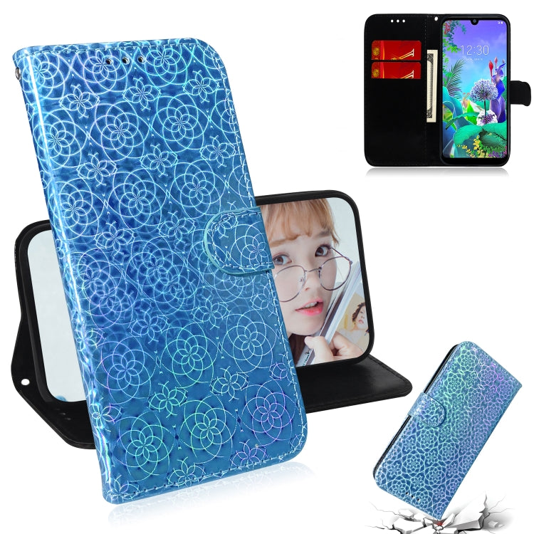For Google Pixel 3A XL Solid Color Colorful Magnetic Buckle Horizontal Flip PU Leather Case with Holder & Card Slots & Wallet & Lanyard