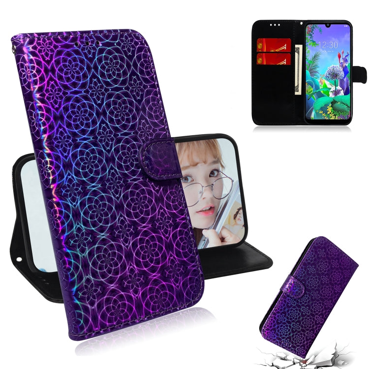 For Google Pixel 3A XL Solid Color Colorful Magnetic Buckle Horizontal Flip PU Leather Case with Holder & Card Slots & Wallet & Lanyard