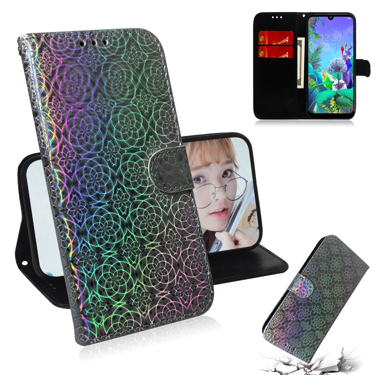 For Google Pixel 3A XL Solid Color Colorful Magnetic Buckle Horizontal Flip PU Leather Case with Holder & Card Slots & Wallet & Lanyard