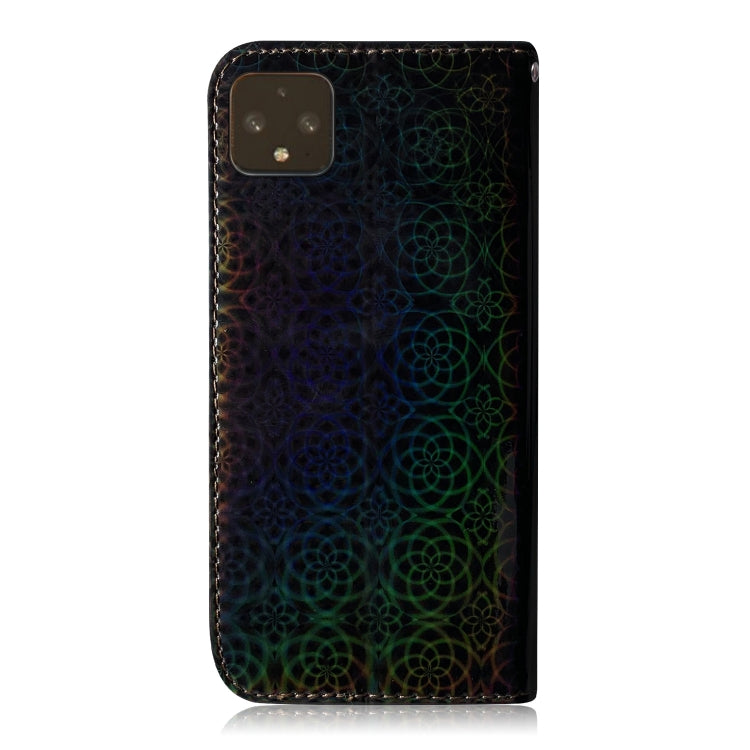 For Google Pixel 4 XL Solid Color Colorful Magnetic Buckle Horizontal Flip PU Leather Case with Holder & Card Slots & Wallet & Lanyard