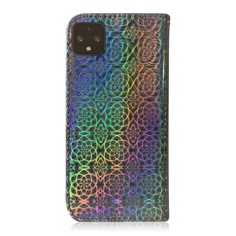 For Google Pixel 4 XL Solid Color Colorful Magnetic Buckle Horizontal Flip PU Leather Case with Holder & Card Slots & Wallet & Lanyard