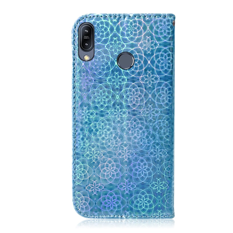 For Asus Zenfone Max (M2) ZB633KL Solid Color Colorful Magnetic Buckle Horizontal Flip PU Leather Case with Holder & Card Slots & Wallet & Lanyard