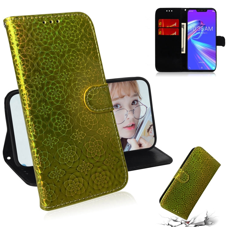 For Asus Zenfone Max (M2) ZB633KL Solid Color Colorful Magnetic Buckle Horizontal Flip PU Leather Case with Holder & Card Slots & Wallet & Lanyard