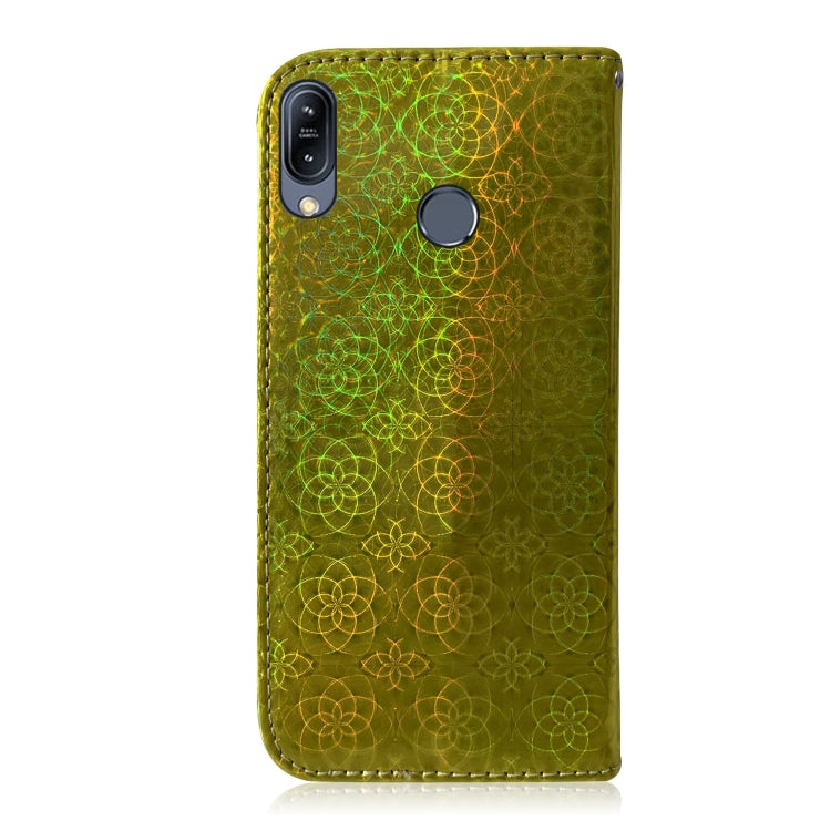 For Asus Zenfone Max (M2) ZB633KL Solid Color Colorful Magnetic Buckle Horizontal Flip PU Leather Case with Holder & Card Slots & Wallet & Lanyard