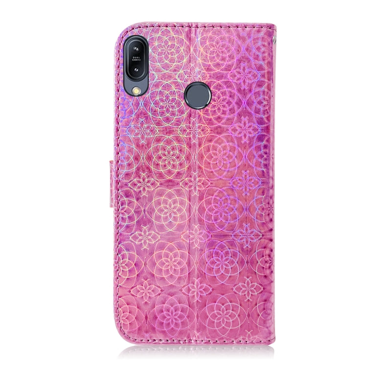 For Asus Zenfone Max (M2) ZB633KL Solid Color Colorful Magnetic Buckle Horizontal Flip PU Leather Case with Holder & Card Slots & Wallet & Lanyard