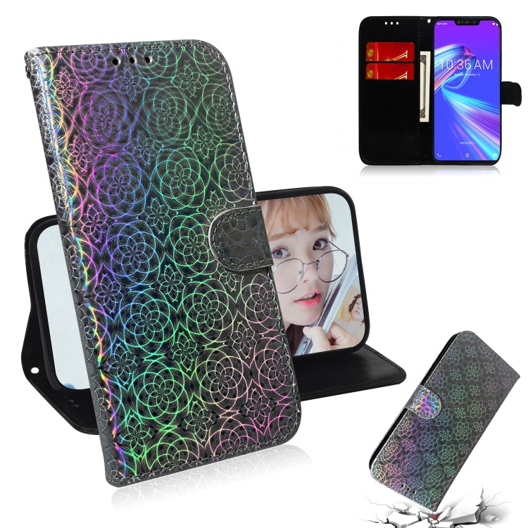 For Asus Zenfone Max (M2) ZB633KL Solid Color Colorful Magnetic Buckle Horizontal Flip PU Leather Case with Holder & Card Slots & Wallet & Lanyard