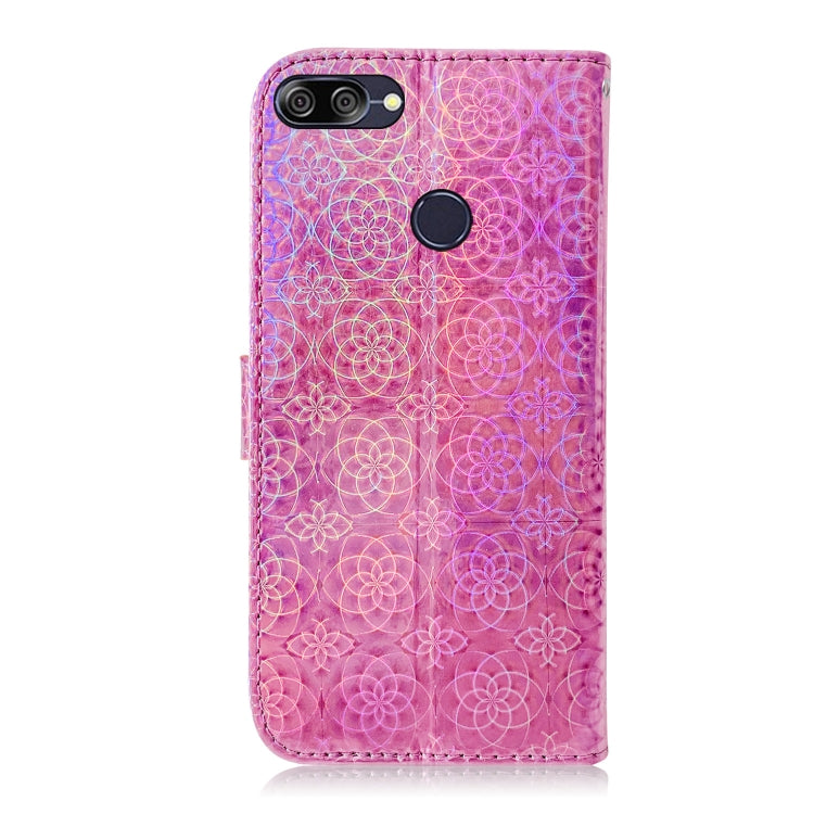 For Zenfone Max Plus (M1) ZB570TL Solid Color Colorful Magnetic Buckle Horizontal Flip PU Leather Case with Holder & Card Slots & Wallet & Lanyard