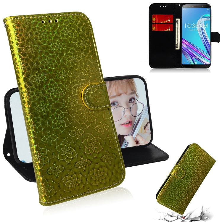 For Zenfone Max Pro (M1) ZB601KL Solid Color Colorful Magnetic Buckle Horizontal Flip PU Leather Case with Holder & Card Slots & Wallet & Lanyard