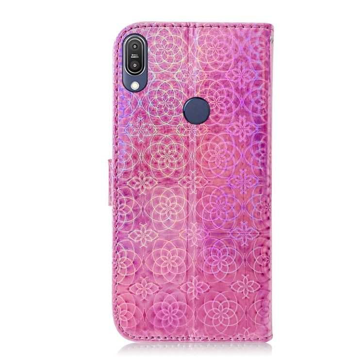 For Zenfone Max Pro (M1) ZB601KL Solid Color Colorful Magnetic Buckle Horizontal Flip PU Leather Case with Holder & Card Slots & Wallet & Lanyard