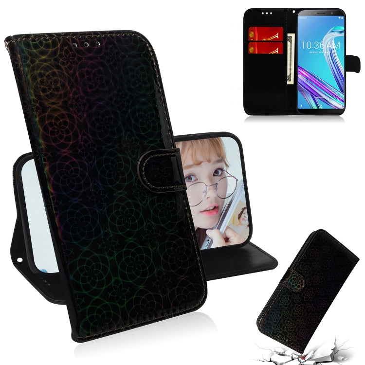 For Zenfone Max Pro (M1) ZB601KL Solid Color Colorful Magnetic Buckle Horizontal Flip PU Leather Case with Holder & Card Slots & Wallet & Lanyard