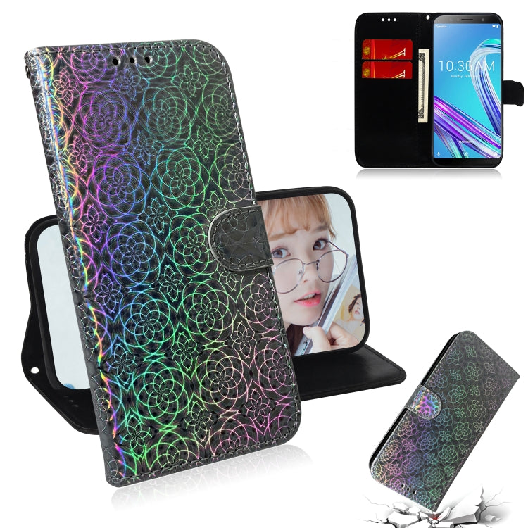 For Zenfone Max Pro (M1) ZB601KL Solid Color Colorful Magnetic Buckle Horizontal Flip PU Leather Case with Holder & Card Slots & Wallet & Lanyard