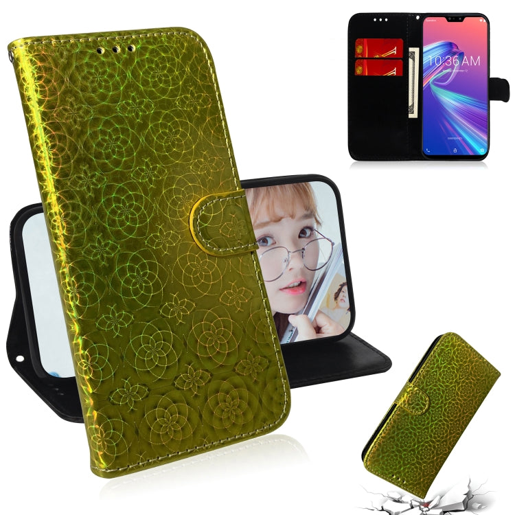 For Zenfone Max Pro (M2) ZB631KL Solid Color Colorful Magnetic Buckle Horizontal Flip PU Leather Case with Holder & Card Slots & Wallet & Lanyard