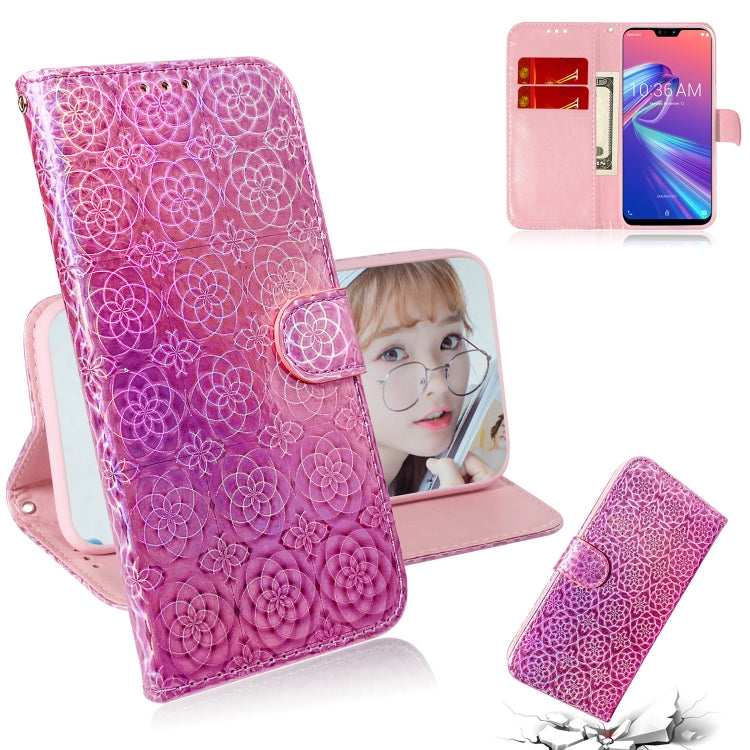 For Zenfone Max Pro (M2) ZB631KL Solid Color Colorful Magnetic Buckle Horizontal Flip PU Leather Case with Holder & Card Slots & Wallet & Lanyard
