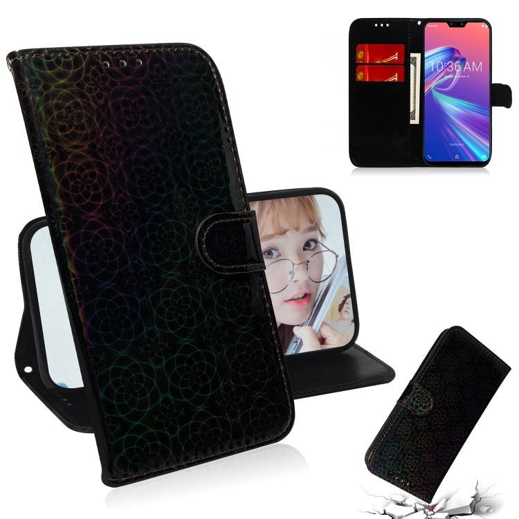 For Zenfone Max Pro (M2) ZB631KL Solid Color Colorful Magnetic Buckle Horizontal Flip PU Leather Case with Holder & Card Slots & Wallet & Lanyard