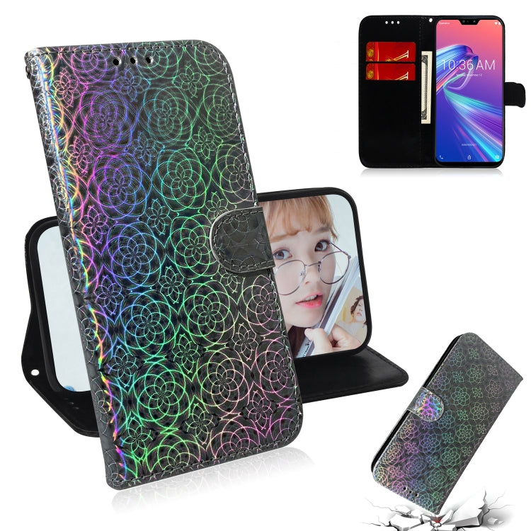 For Zenfone Max Pro (M2) ZB631KL Solid Color Colorful Magnetic Buckle Horizontal Flip PU Leather Case with Holder & Card Slots & Wallet & Lanyard
