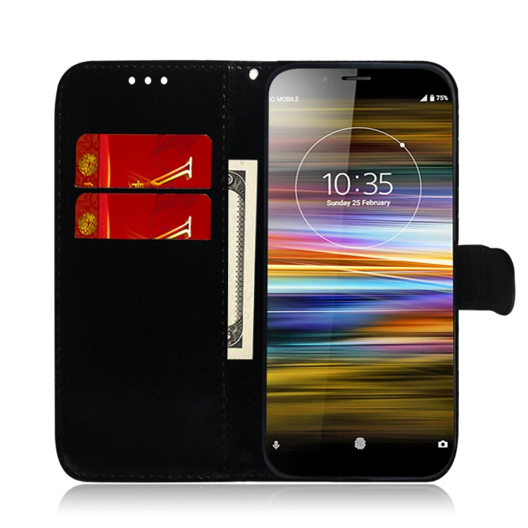 For Sony Xperia L3 Solid Color Colorful Magnetic Buckle Horizontal Flip PU Leather Case with Holder & Card Slots & Wallet & Lanyard