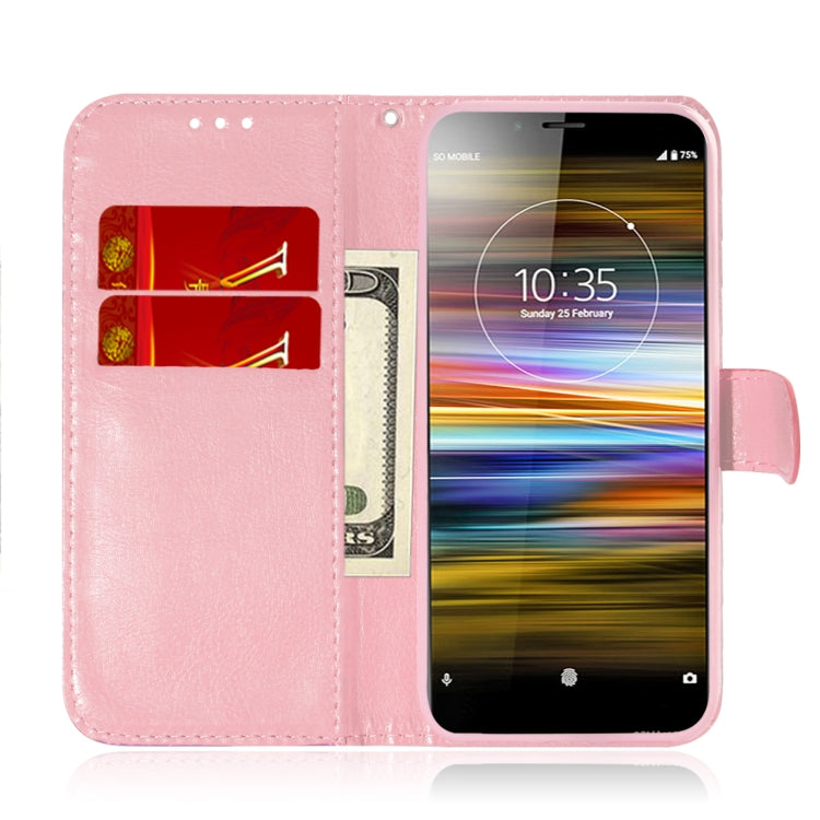 For Sony Xperia L3 Solid Color Colorful Magnetic Buckle Horizontal Flip PU Leather Case with Holder & Card Slots & Wallet & Lanyard