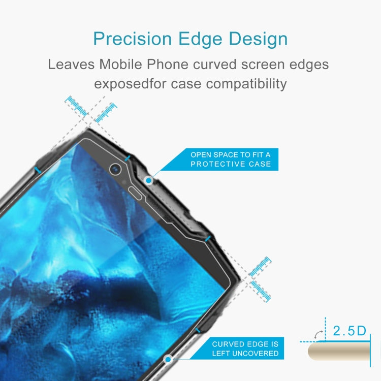 For Blackview BV6800 Pro 10 PCS 0.26mm 9H 2.5D Tempered Glass Film