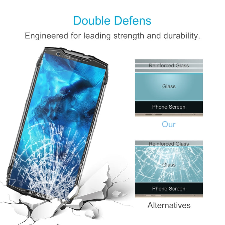 For Blackview BV6800 Pro 10 PCS 0.26mm 9H 2.5D Tempered Glass Film