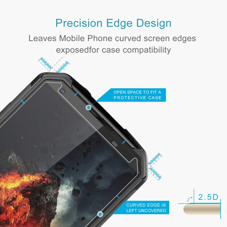 For Blackview BV9500 10 PCS 0.26mm 9H 2.5D Tempered Glass Film
