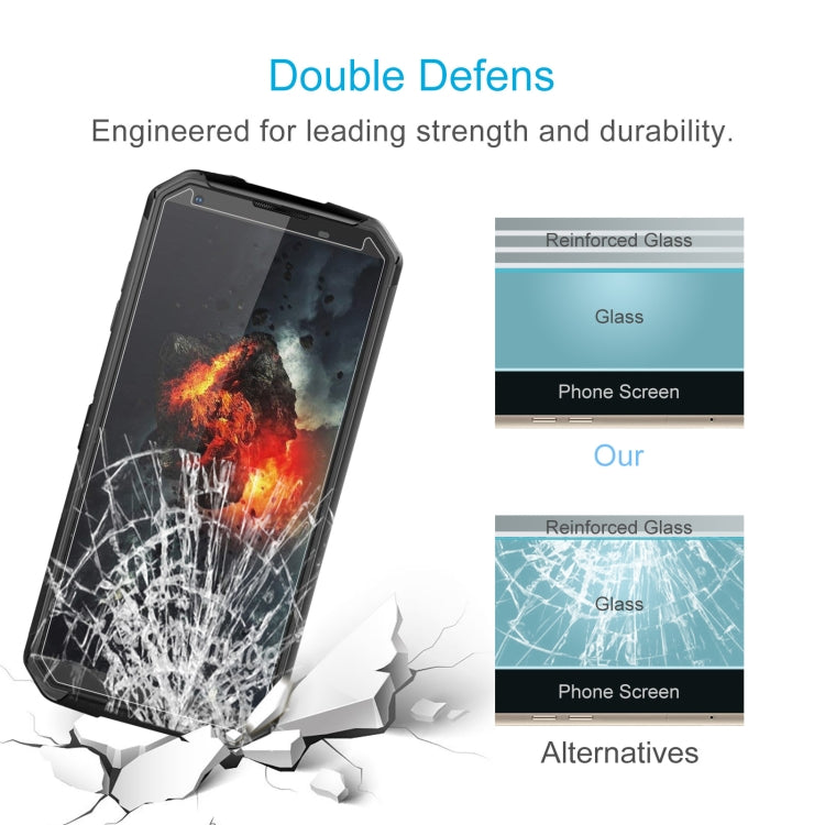 For Blackview BV9500 10 PCS 0.26mm 9H 2.5D Tempered Glass Film