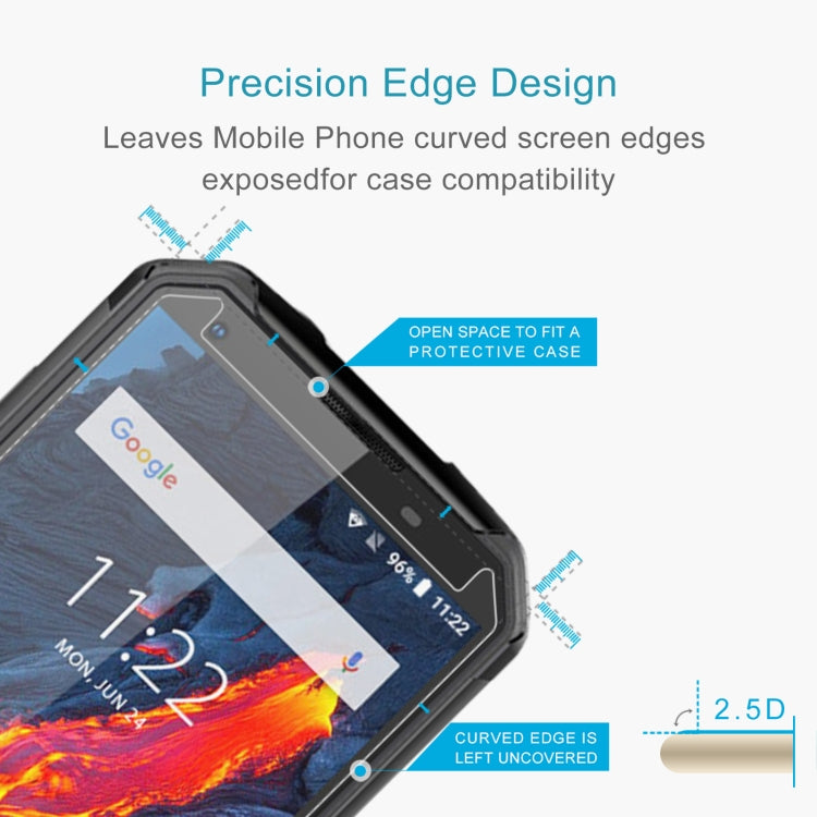 For Blackview BV9500 Plus 10 PCS 0.26mm 9H 2.5D Tempered Glass Film
