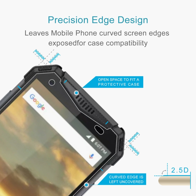 For Ulefone Armor 3 10 PCS 0.26mm 9H 2.5D Tempered Glass Film